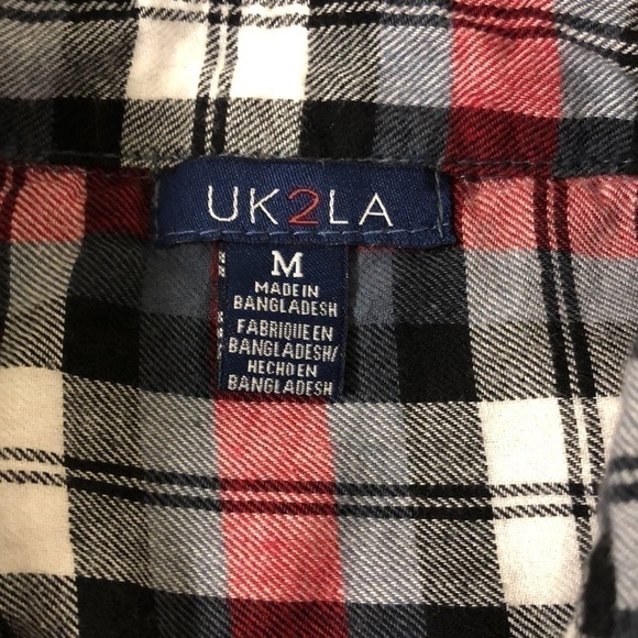 Uk2la Plaid Sleeveless Top -> Uk2la Plaid Sleeveless Top - Picture 6 of 8